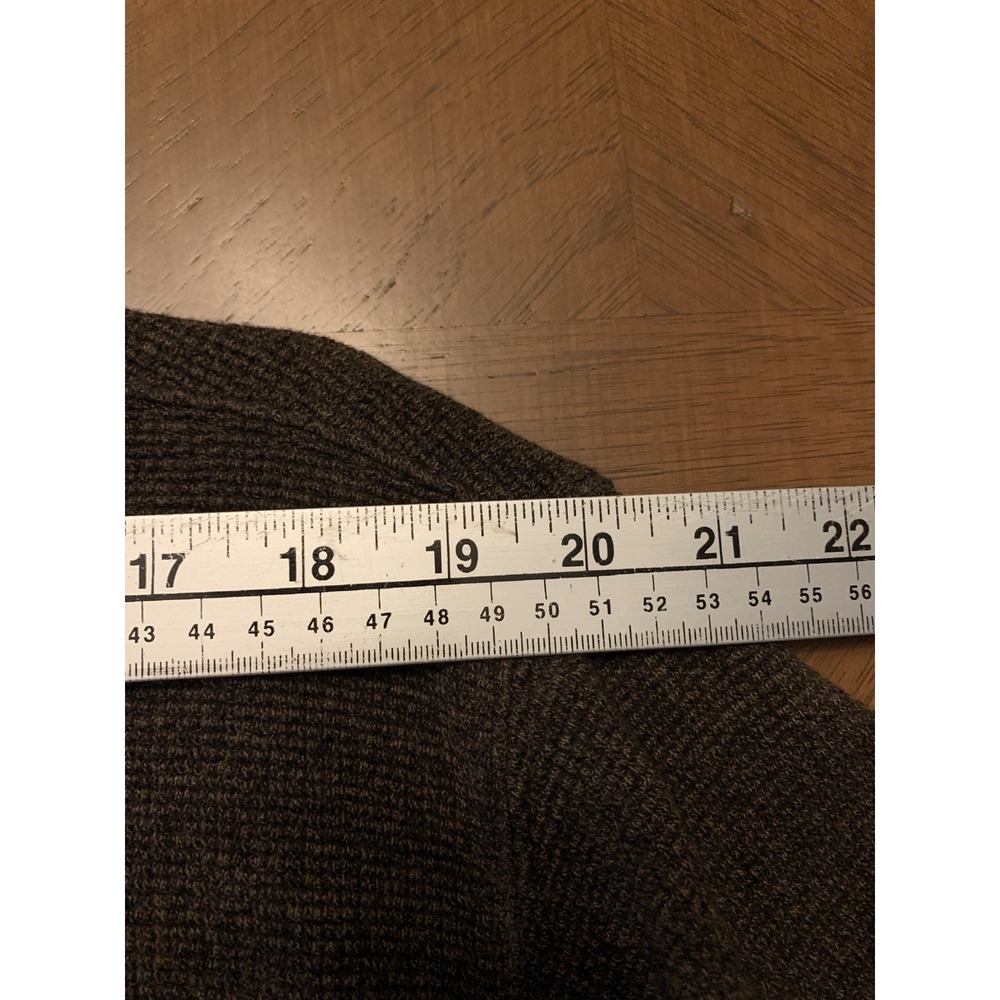 Woolrich Quarter Zip Pullover Sweater Men's XL Brown *materials tag is missing - Picture 15 of 16
